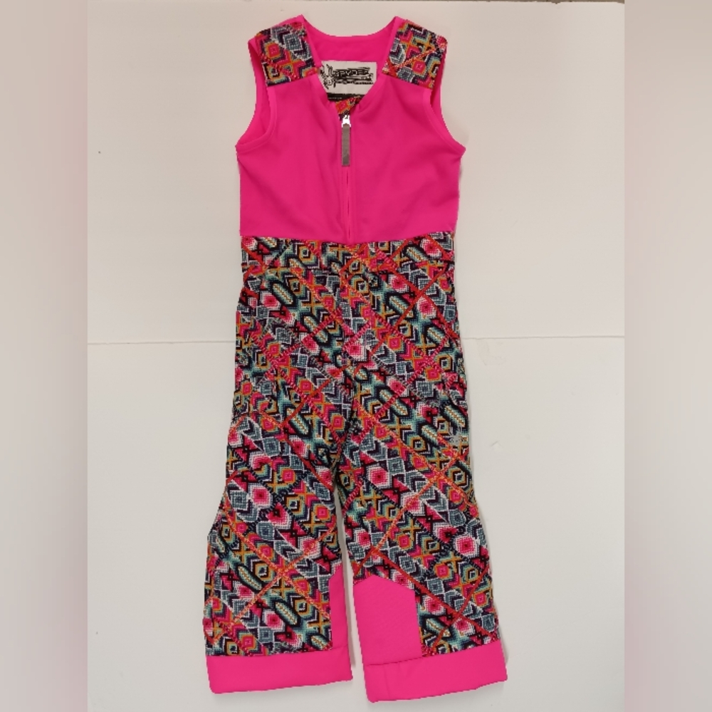 Spyder Girls Friends Forever Sparkle Primaloft Insulated Snow Bibs /Overalls